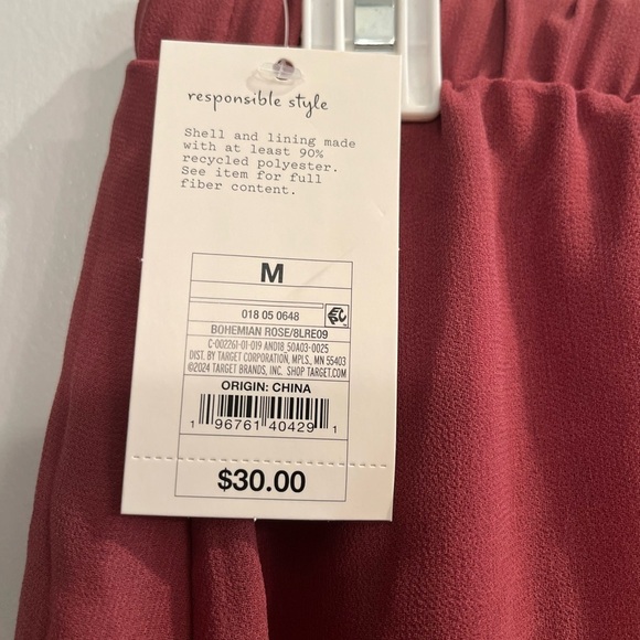 A New Day ruffle midi skirt in rose pink, size medium, new! - Picture 5 of 10